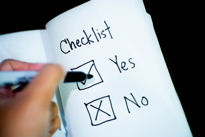 Buying a new computer checklist